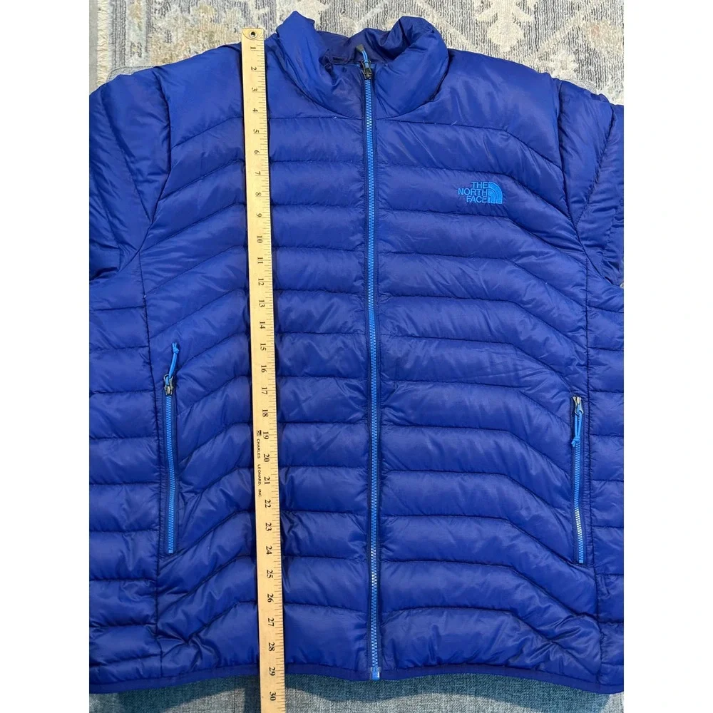 The North Face Mens Blue 500 Fill Down Jacket Puffer Coat Puffer Size XXL - Picture 10 of 10